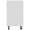 vidaXL Schubunterschrank Lyon Wei&szlig; 80x46x81,5 cm Holzwerkstoff