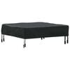 vidaXL Tischdecken 72 x 72 x 15 cm Quadratisch Wasserdicht Schwarz