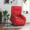 vidaXL Relaxsessel mit Aufstehhilfe Rot Kunstleder