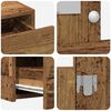 vidaXL Schminktisch mit Schubladen Braun 83 x 40 x 70 cm Holzwerkstoff