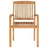 vidaXL 5-tlg. Garten-Essgruppe Massivholz Teak