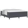vidaXL Boxspringbett Dunkelgrau 180 x 200 cm Samt