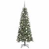 vidaXL K&uuml;nstlicher Weihnachtsbaum mit 300 LEDs mit St&auml;nder Gr&uuml;n 180 cm