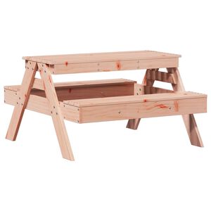 vidaXL Picknicktisch f&uuml;r Kinder 88x97x52 cm Massivholz Douglasie
