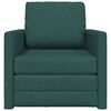 vidaXL Bodensofa mit Schlaffunktion Dunkelgr&uuml;n 112x174x55 cm Stoff