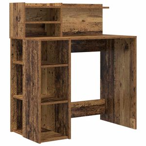 vidaXL Schreibtisch Altholz Holzwerkstoff 90 x 48 x 101,5 cm