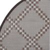 vidaXL Outdoor-Teppich ARAKIL Braun &Oslash;200 cm PP