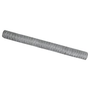 vidaXL Hexagonzaun Silber 1,5 x 50 m Verzinkter Stahl