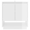 vidaXL Sideboard Hochglanz-Wei&szlig; 70x41x75 cm Holzwerkstoff