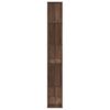 vidaXL B&uuml;cherregal 5 B&ouml;den Eichen-Optik 80,5x23,5x162,5 Holzwerkstoff