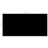 vidaXL Poolabdeckung Schwarz 600&times;300 cm PE