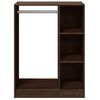 vidaXL Kleiderschrank Braun Eichen-Optik 77x48x102 cm Holzwerkstoff