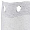 vidaXL Voile-Vorhang 2 pcs Hellgrau 245 x 140 cm Polyester
