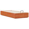 vidaXL Ottoman Bettgestell Wachsbraun 80 x 200 cm Massives Kiefernholz