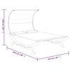 vidaXL Sonnenliege mit Dach 165x203x126 cm Bugholz Massiv Creme