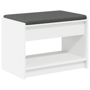 vidaXL Flurbank Wei&szlig; 63 x 38 x 45 cm