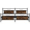 vidaXL Metallbett ohne Matratze R&auml;uchereiche 200x200 cm