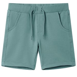 vidaXL Kindershorts mit Kordelzug Petrolblau 140