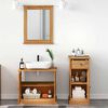 vidaXL Badezimmerm&ouml;bel-Set VIGO 3 pcs Honigbraun Massives Kiefernholz