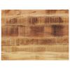 vidaXL Tischplatte 90x50x3,8 cm Rechteckig Raues Massivholz Mango