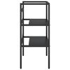 vidaXL Badezimmer Waschtischgestell Schwarz 59x38x83 cm Eisen