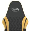 vidaXL Gaming-Stuhl Schwarz und Golden Kunstleder
