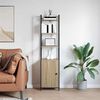 vidaXL B&uuml;cherregal Sonoma-Eiche 40 x 24 x 161 cm Holzwerkstoff