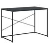 vidaXL Computertisch Schwarz 110x60x70 cm Holzwerkstoff