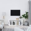 vidaXL TV-Schrank Hochglanz-Wei&szlig; 100x35x40 cm Holzwerkstoff