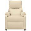 vidaXL Massagesessel Creme Stoff
