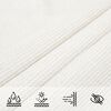 vidaXL Sonnensegel 160 g/m&sup2; Wei&szlig; 5x7x7 m HDPE