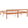 vidaXL Bettrahmen Wachsbraun 200 x 200 cm Massives Kiefernholz