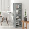 vidaXL B&uuml;cherregal/Raumteiler Grau Sonoma 40x30x135 cm