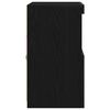 vidaXL LED-Sideboard Schwarz 60,5 x 37 x 67 cm Holzwerkstoff