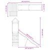 vidaXL Spielturm Impr&auml;gniertes Kiefernholz