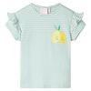 Kinder-T-Shirt Minzgr&uuml;n 128