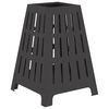 vidaXL Feuerschale Schwarz 50 x 50 x 70 cm Wetterfeststahl