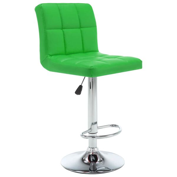 vidaXL Barhocker 2 Stk. Gr&uuml;n Kunstleder