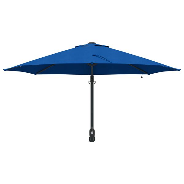 vidaXL Garten-Sonnenschirm Azurblau 248 x 248 x 148 cm