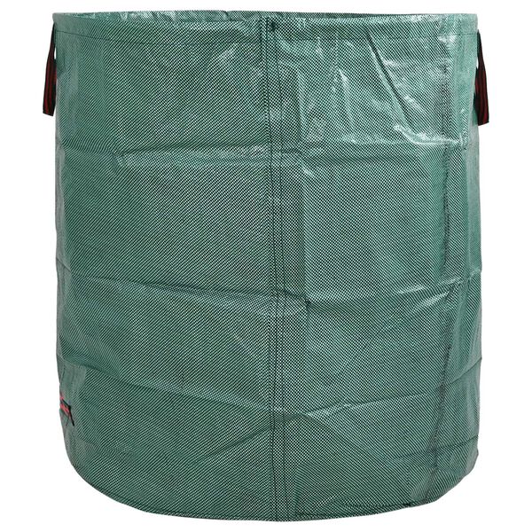 vidaXL Gartenm&uuml;lls&auml;cke 12 pcs Gr&uuml;n 45 x 45 x 76 cm Polypropylen