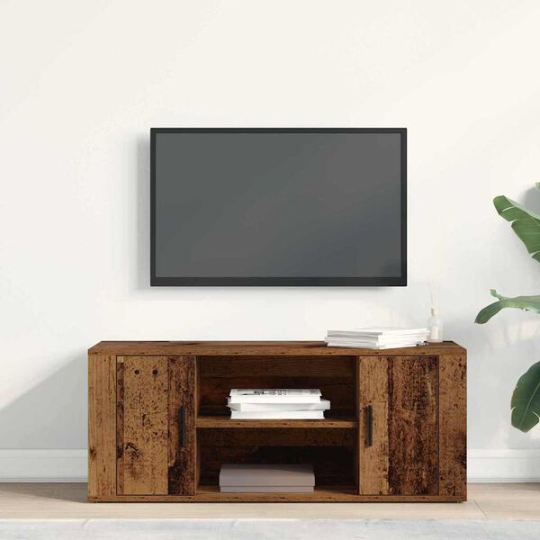 vidaXL TV-Schr&auml;nk Altholz 100 x 35 x 40 cm Holzwerkstoff