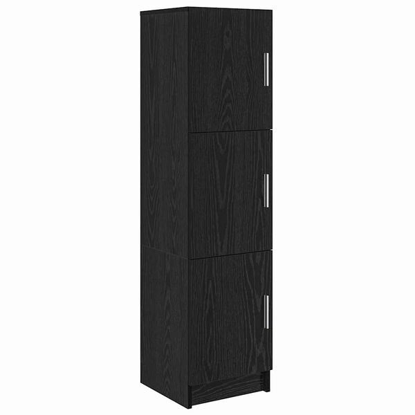 vidaXL Highboard Schwarz Eichen-Optik 31,5 x 32 x 122,5 cm