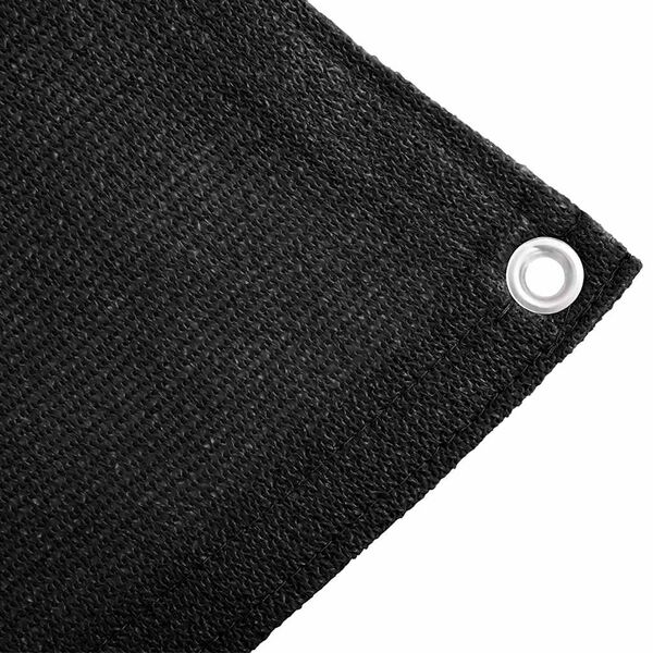 vidaXL Zeltteppich 250x450 cm Schwarz