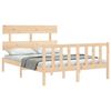 vidaXL Massivholzbett ohne Matratze 120x200 cm Kiefernholz