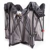 437046 DERYAN Tragbarer Laufstall 135x135x75 cm Schwarz