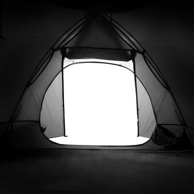 vidaXL Campingzelt 2 Personen Weiß Verdunkelungsstoff Wasserfest