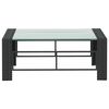 vidaXL 8-tlg. Garten-Lounge-Set mit Kissen Poly Rattan Schwarz