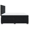 vidaXL Boxspringbett mit Matratze Schwarz 180x200 cm Samt