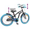 vidaXL Kinderfahrrad 18 Zoll f&uuml;r 5-7 Jahre alt Schwarz