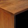 vidaXL Sideboard mit Speicher Walnuss 80 x 33 x 75 cm Massivholz Mango